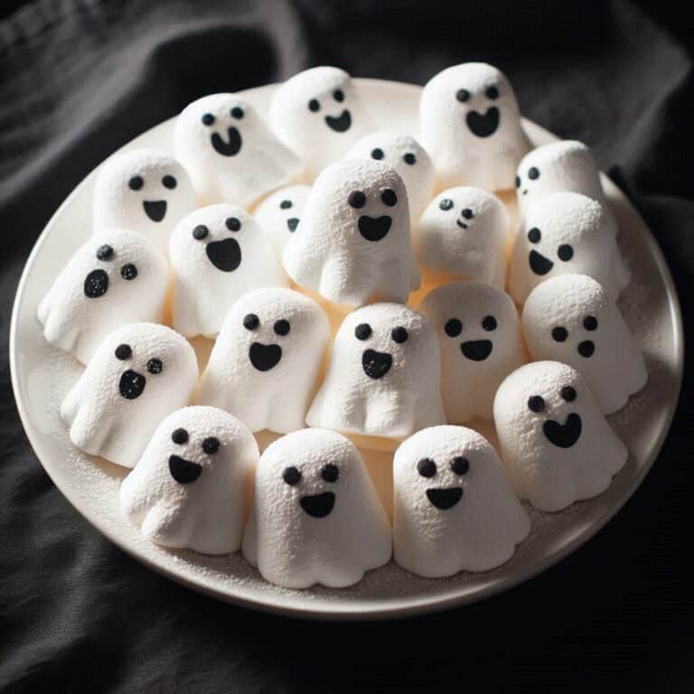 Fantasmini di marshmallow: Ricetta per Halloween