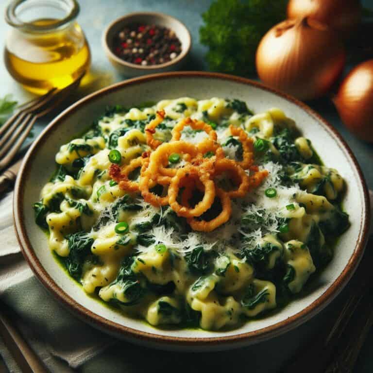 Spätzle di spinaci: speck e panna, la combo perfetta