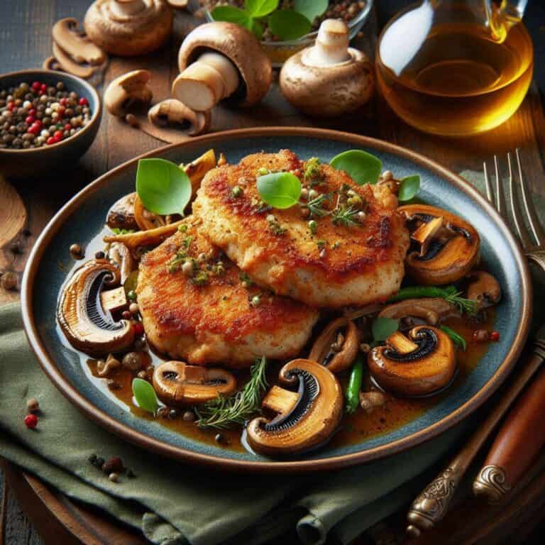 Scaloppine ai funghi: un classico in svolta autunnale