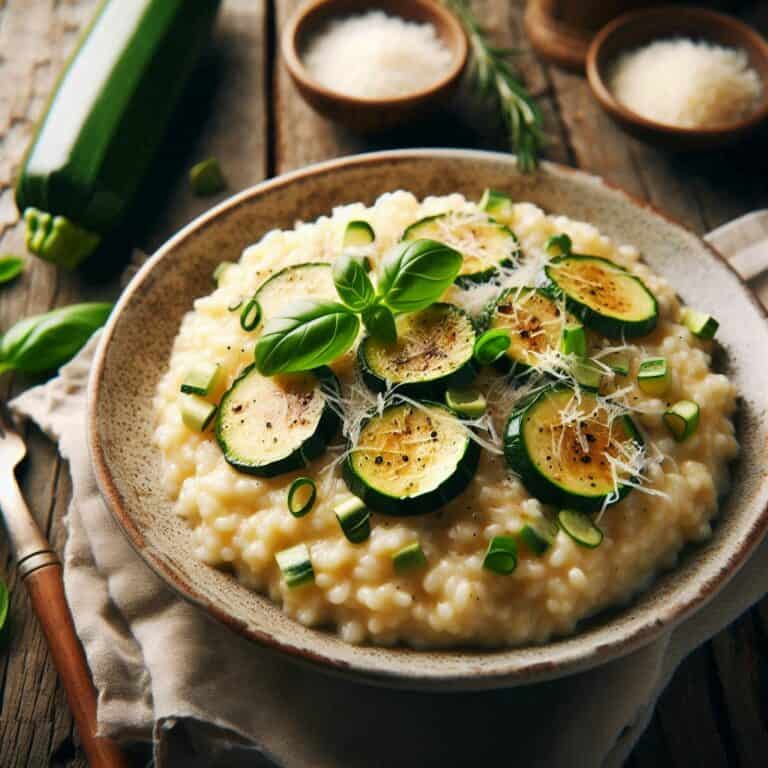 Risotto con zucchine: cremosa poesia vegetariana