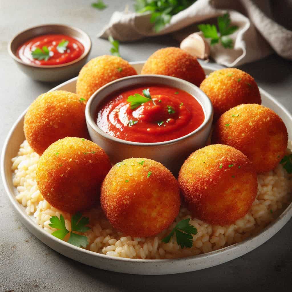 Arancini di Riso: Tradizione con Croccantezza