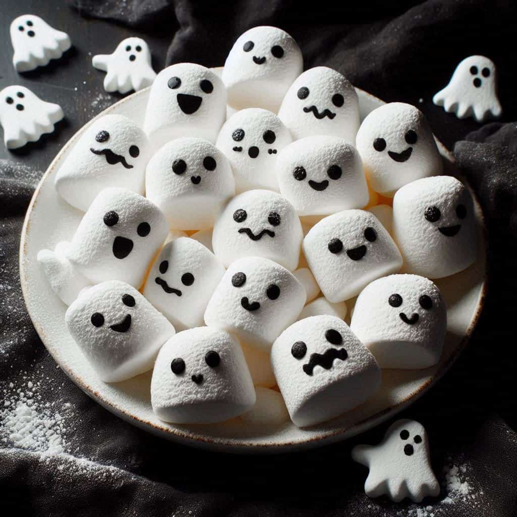 Fantasmini di marshmallow: Ricetta per Halloween