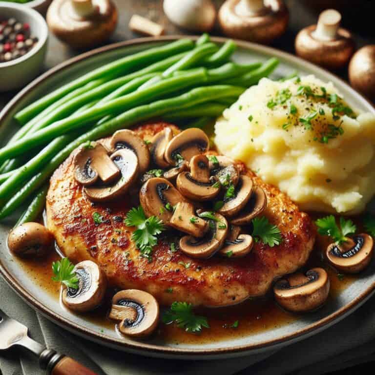 Scaloppine ai Funghi: Velocità e Gusto in Padella