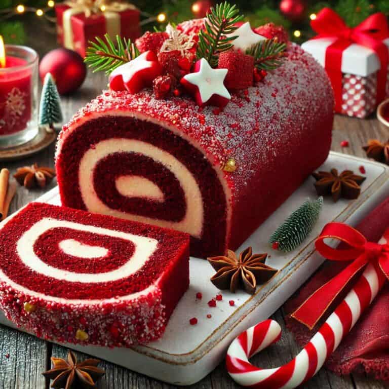 Rotolo red velvet: Dolce e festivo