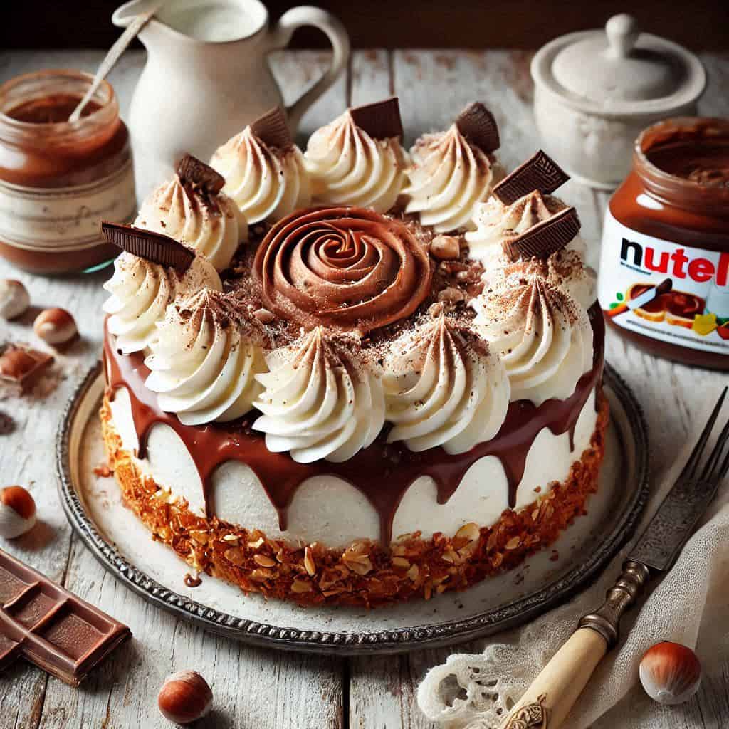 Torta panna e Nutella: Semplicemente irresistibile