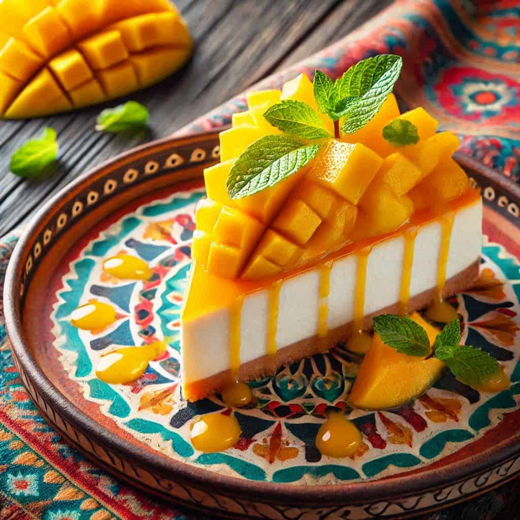 Cheesecake al mango esotica e fresca