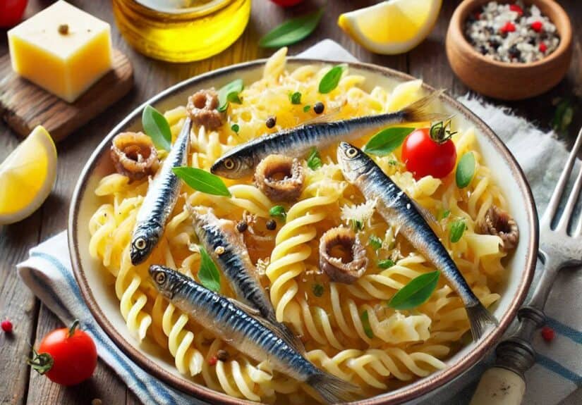 Pasta burro e alici: Un piatto in 15 minuti