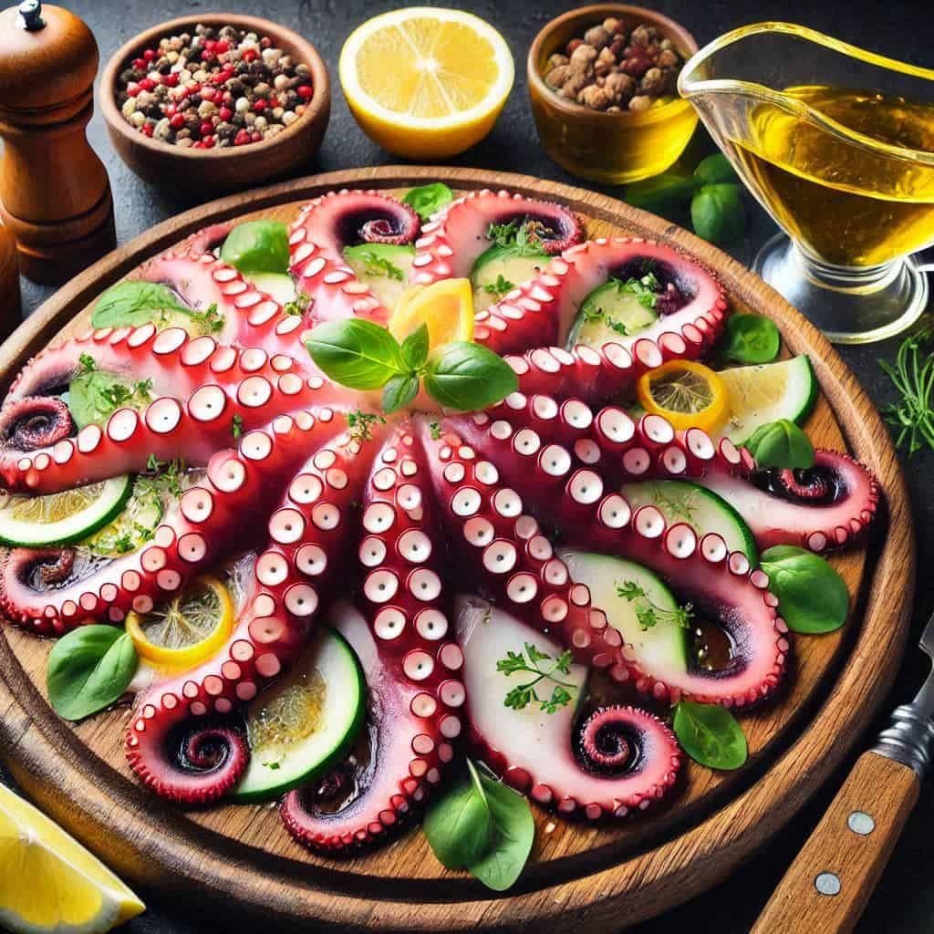 Carpaccio di polpo: bontà irresistibile