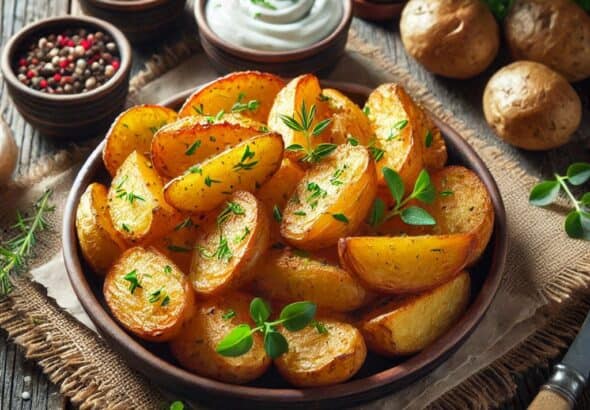 Patate al forno croccanti e irresistibili