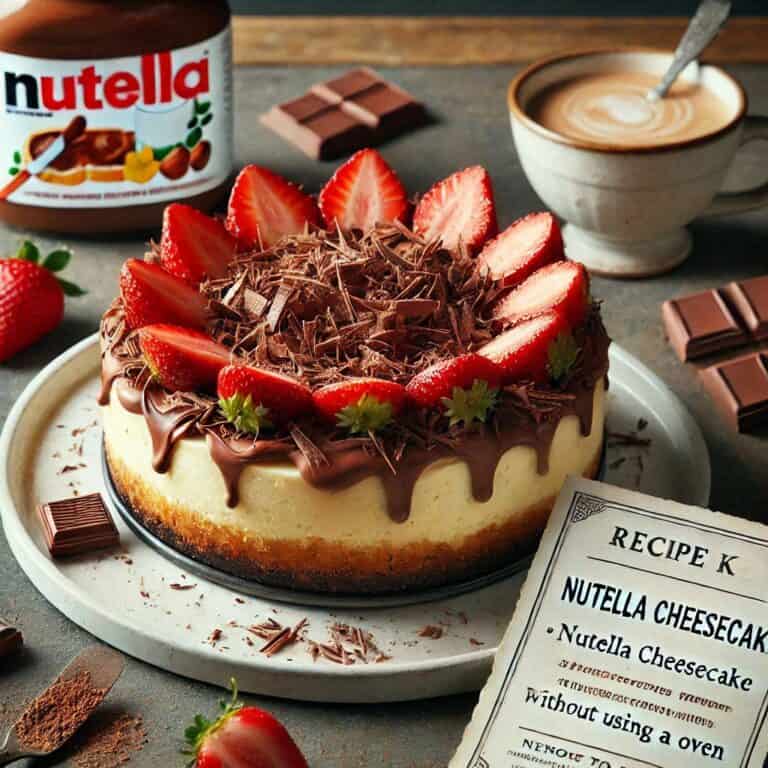 Cheesecake alla Nutella, senza forno