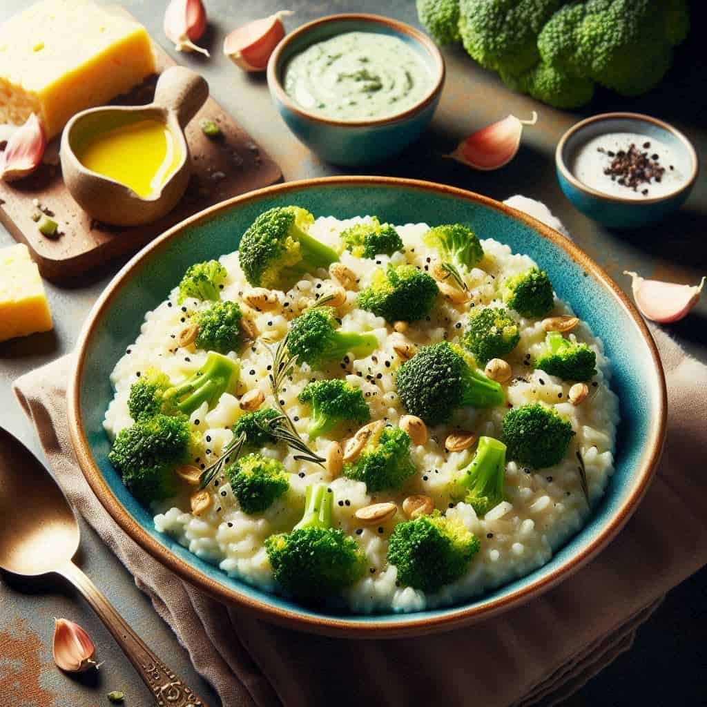 Risotto con broccoli e bagna caoda: cremoso e irresistibile!