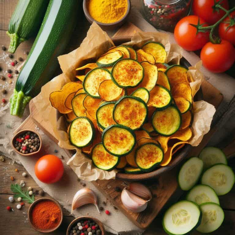 Chips di zucchine speziate sano, croccante e super gustoso!