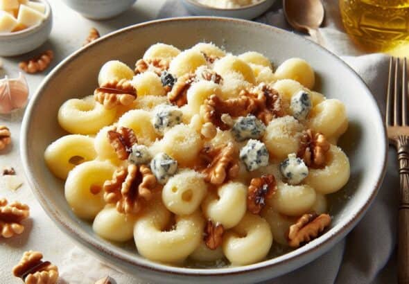 Gnocchetti gorgonzola e noci: cremosità in un piatto!