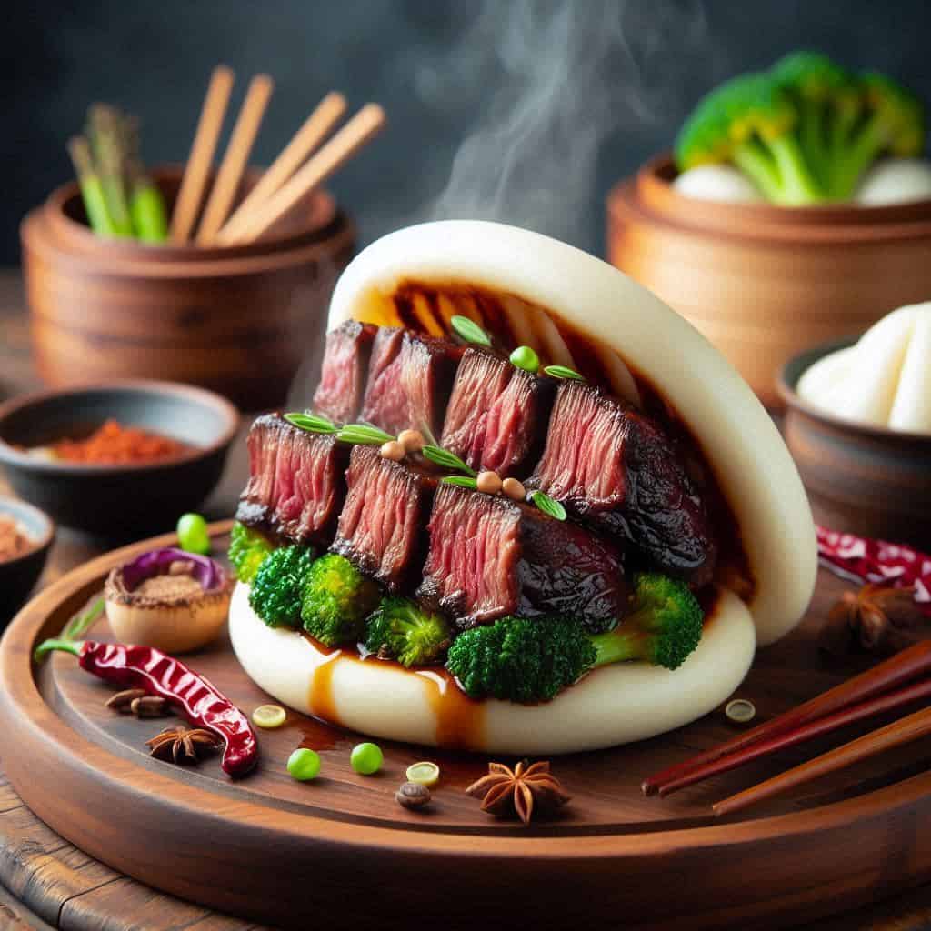 Bao al vapore con wagyu ribs: il lusso in un morso!