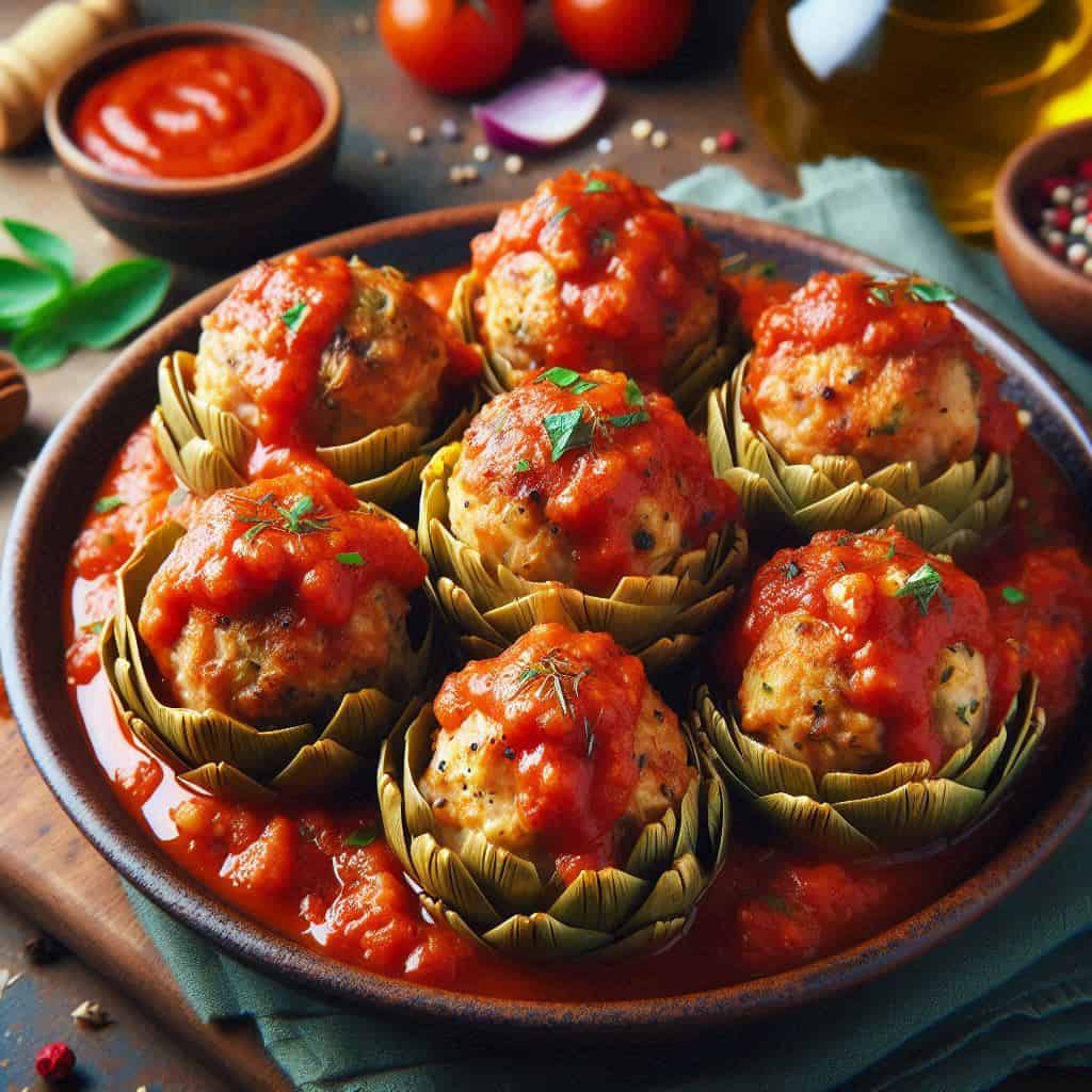 Polpette di carciofi al sugo: irresistibili!