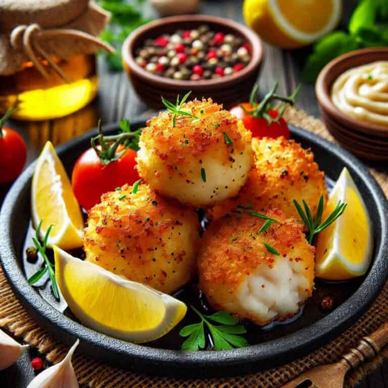 Polpette di merluzzo: croccanti e leggere! 🐟🔥