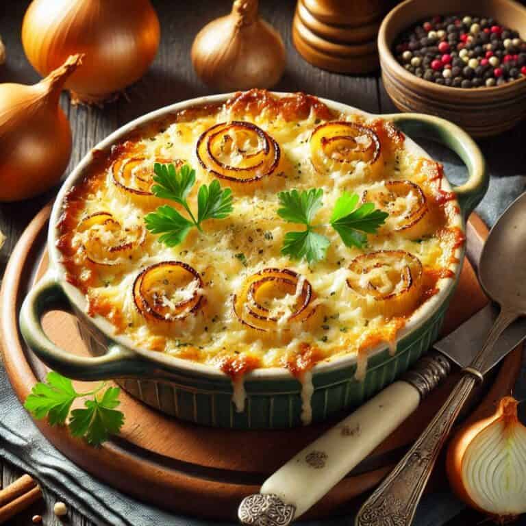 Zuppa di cipolle gratinata: comfort e sapore in un piatto