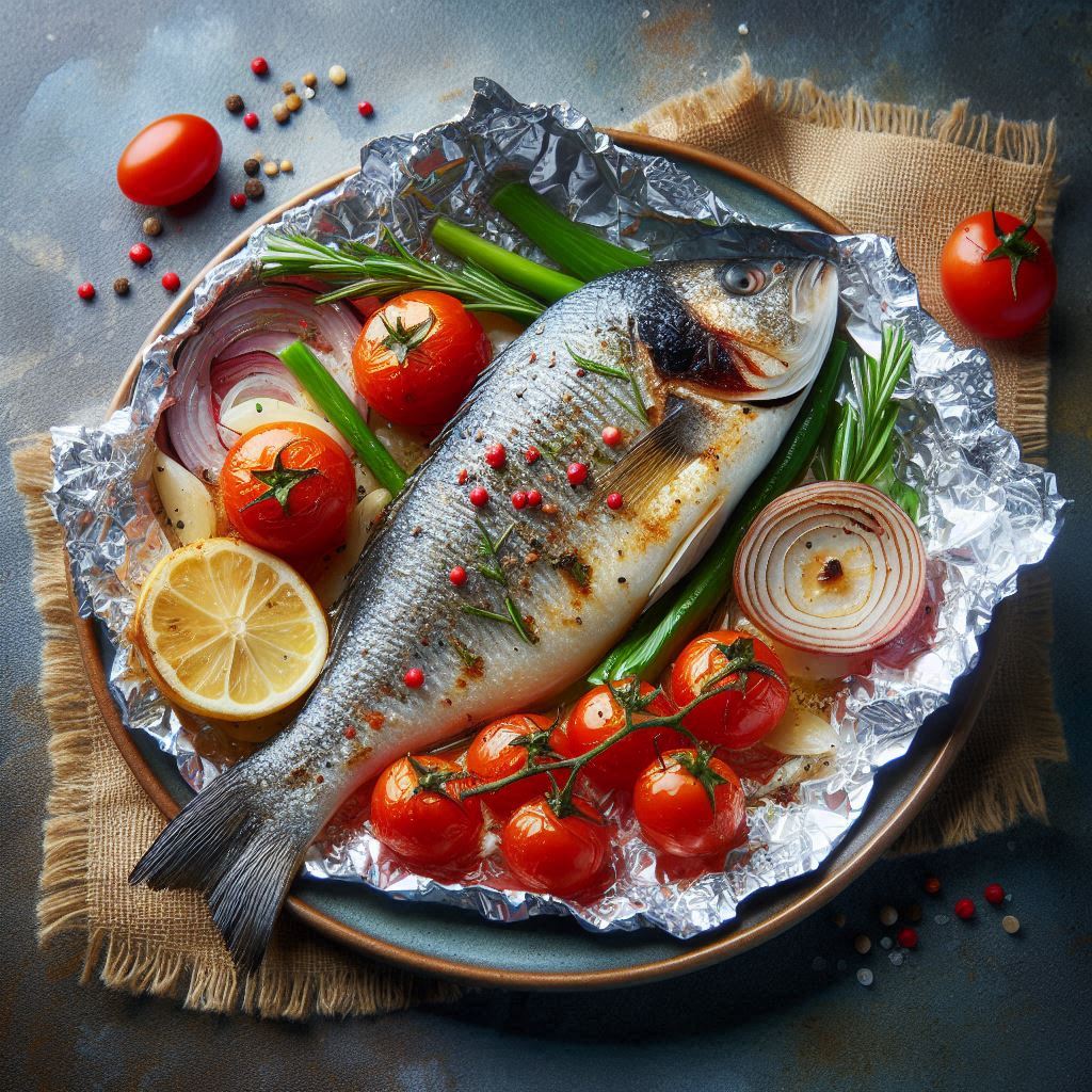 Branzino al cartoccio: leggero e profumato