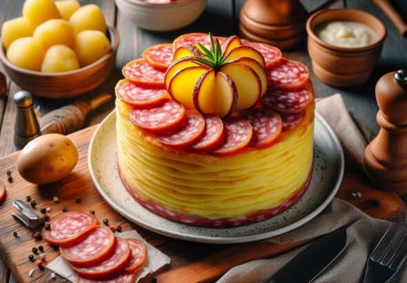 Gateau di patate con salame: Semplicità e gusto!