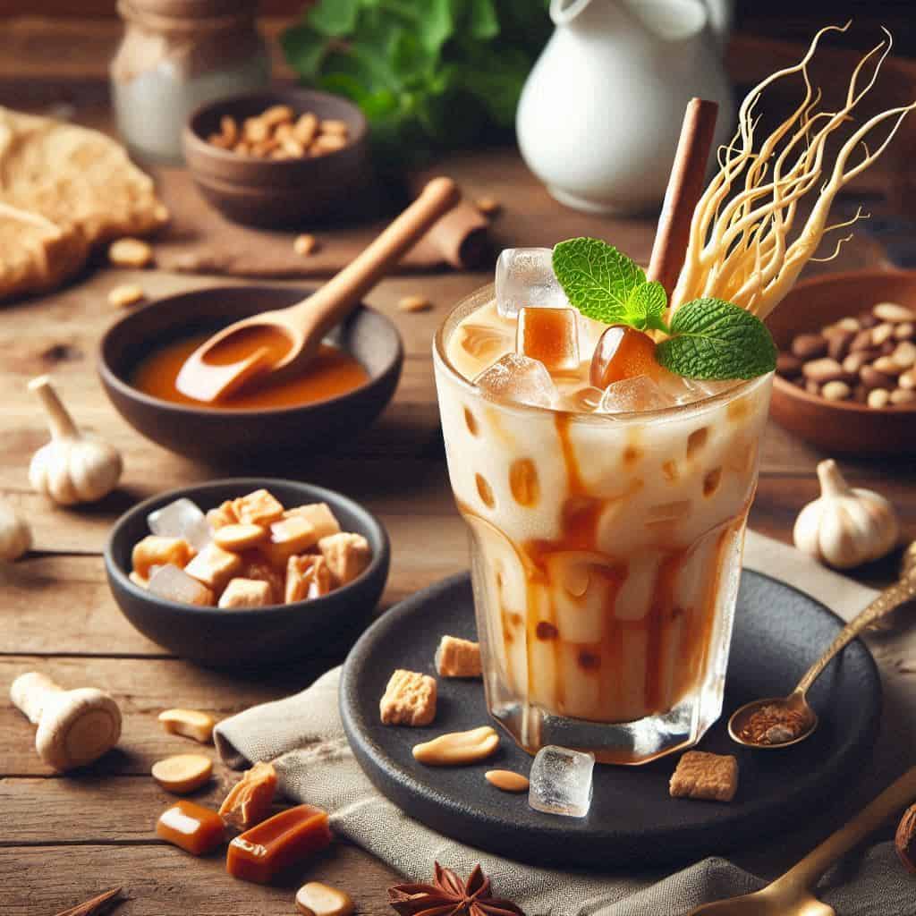 Iced ginseng al caramello: La bevanda fredda perfetta