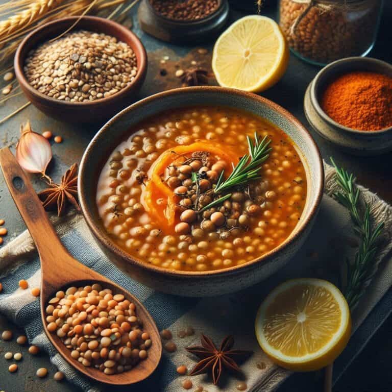 Zuppa di farro e lenticchie: comfort caldo!