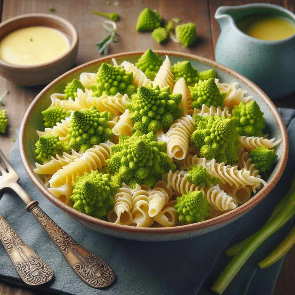 Pasta con broccolo romanesco: cremosità unica!