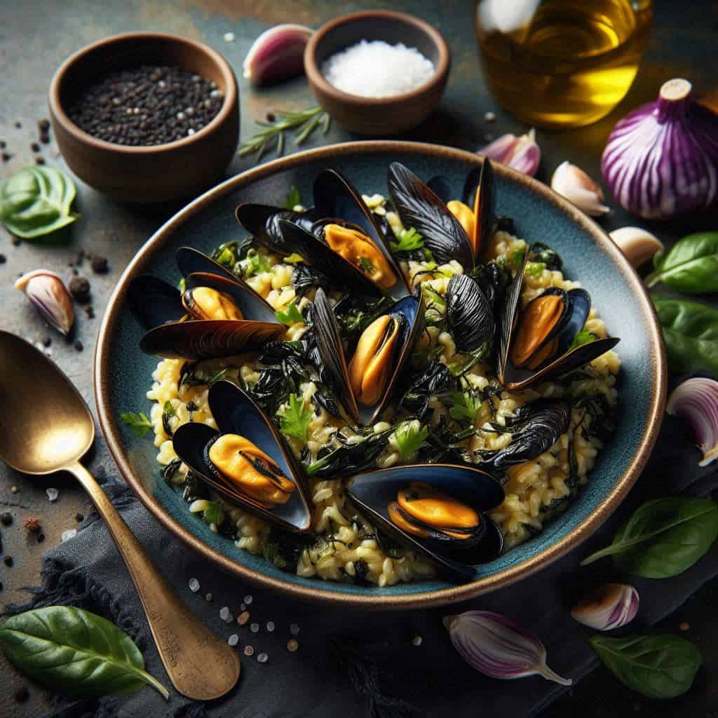 Risotto cavolo nero e cozze: Una ricetta sorprendente