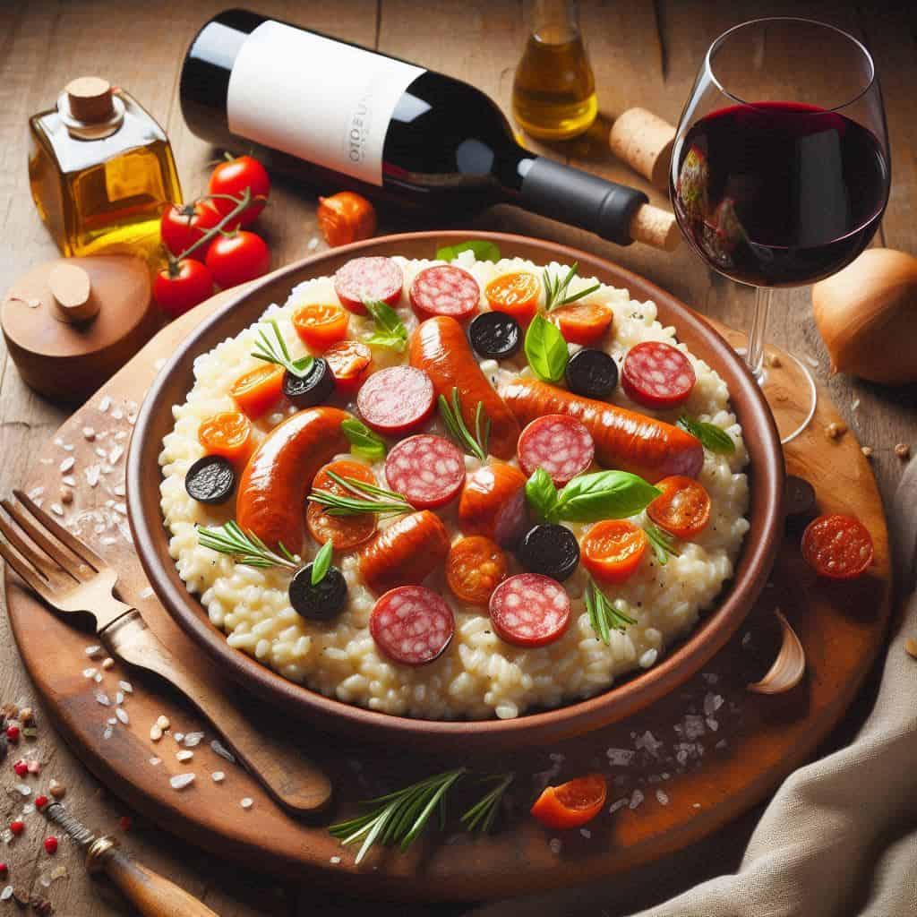 Risotto alla salsiccia e Nebbiolo: Un gusto Piemontese unico