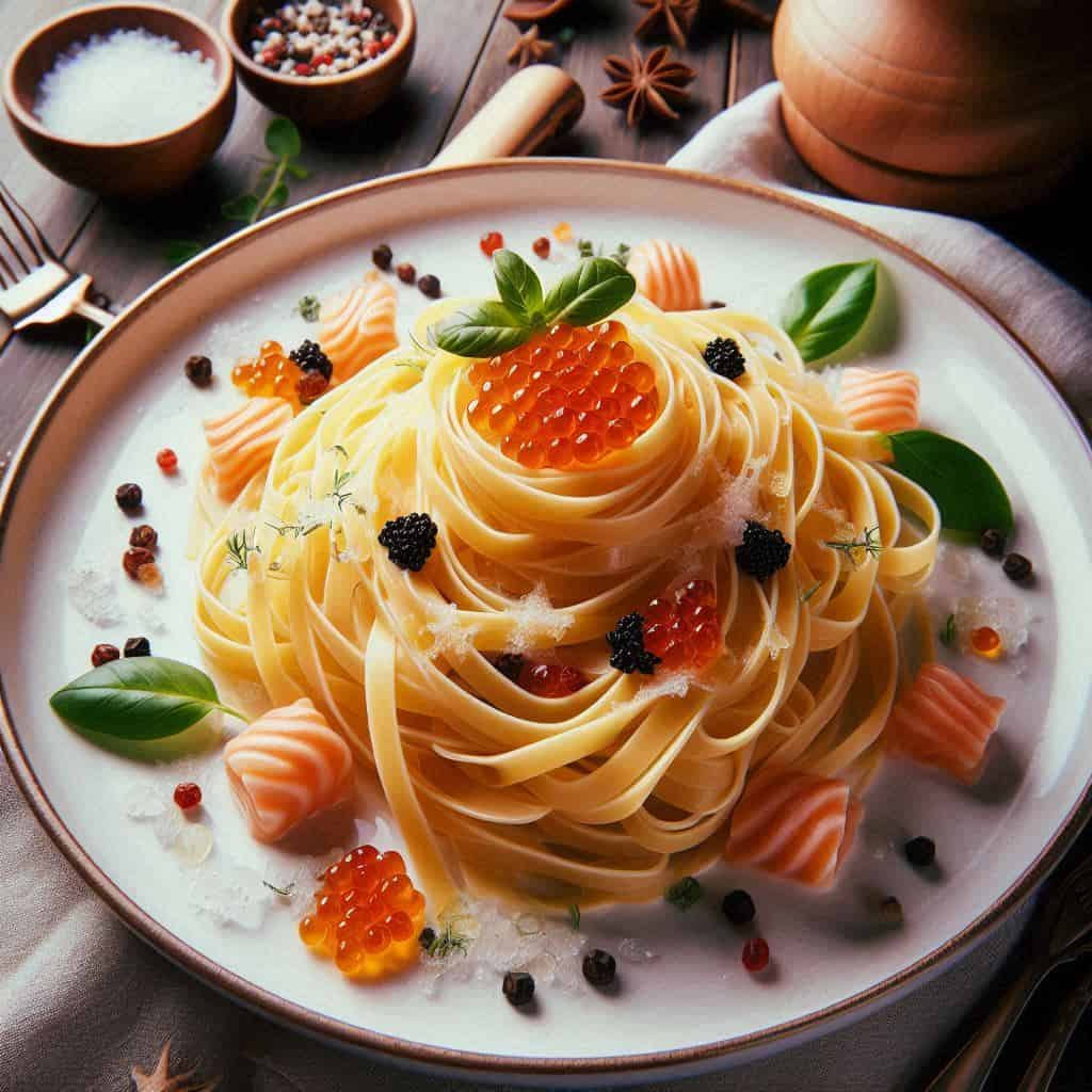 Tagliolini al caviale: eleganza in un piatto perfetto