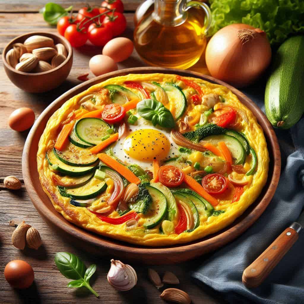 Omelette di verdure perfetta e golosa irresistibile