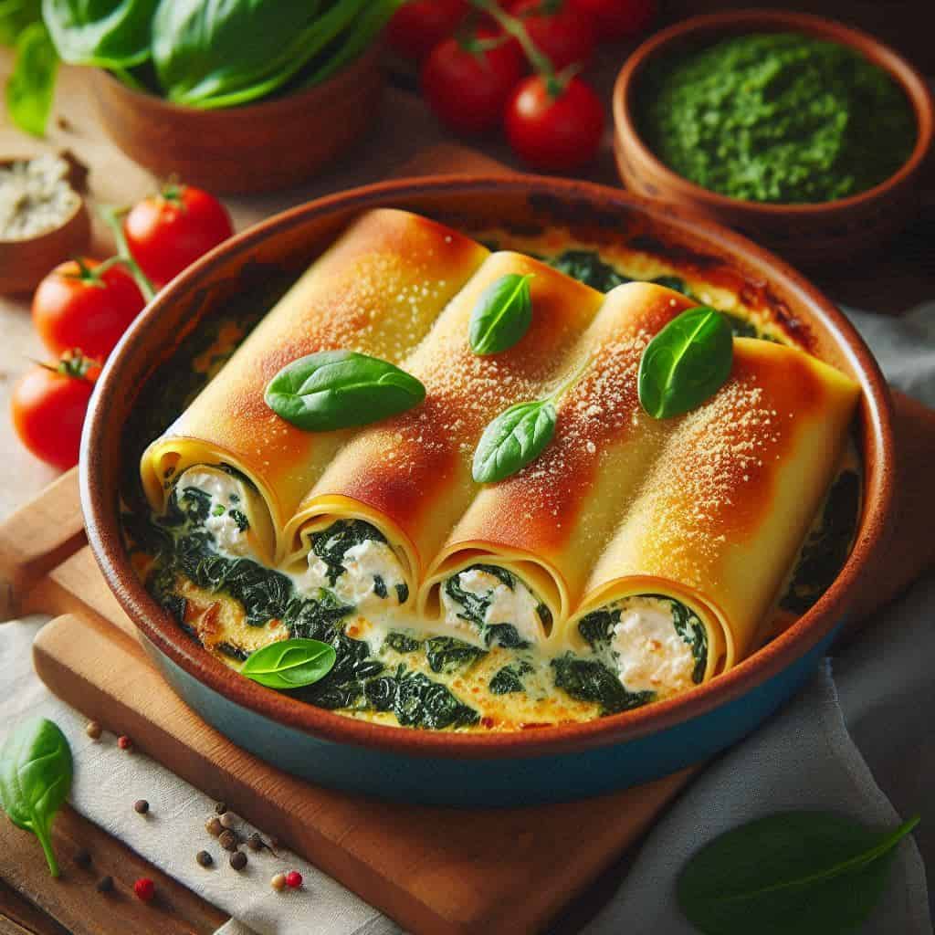 Cannelloni ricotta e spinaci: bontà al forno