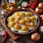 Ravioli di patate e cipolla con crema al formaggio