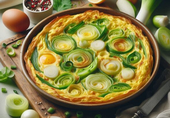 La frittata di porri: il piatto che salverà le vostre cene