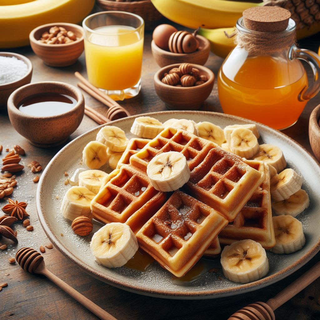 Waffle alla banana: Una colazione golosa e nutritiva