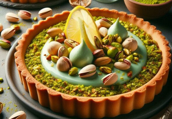 Crostata pistacchio e namelaka: Ricetta gourmet da provare!