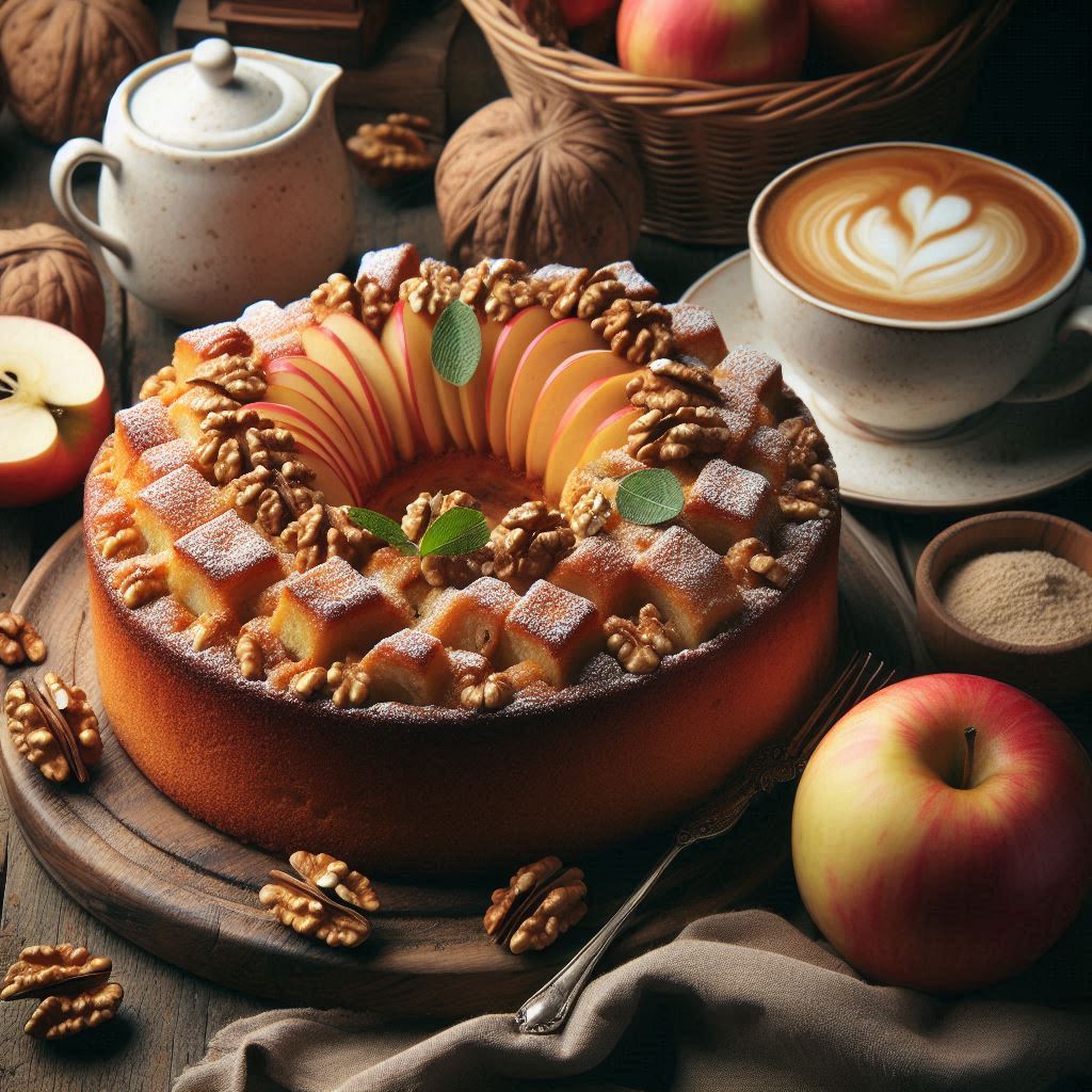 Torta di mele e noci: il dolce che abbraccia!