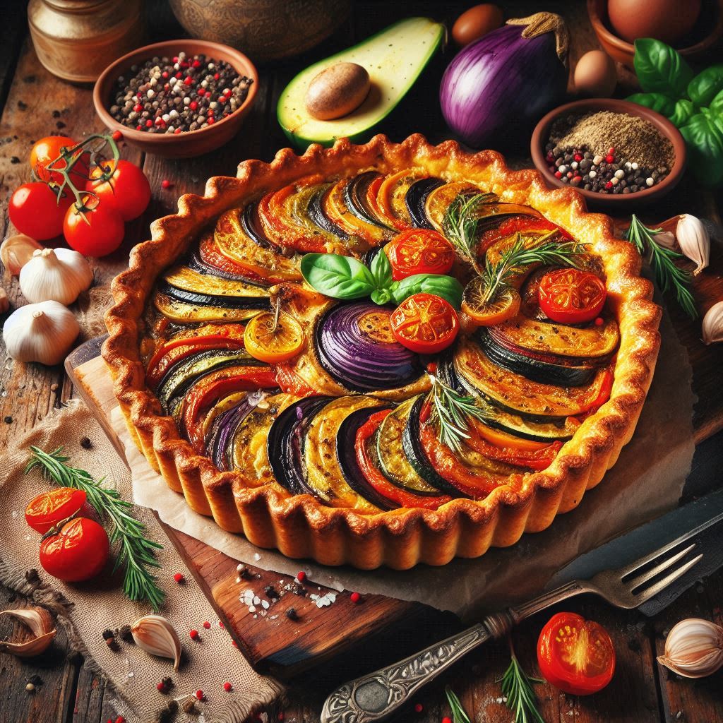 Torta salata ratatouille golosa, sfiziosa e irresistibile