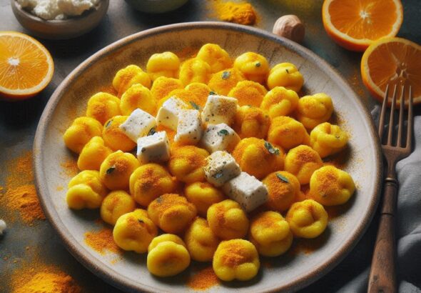 Gnocchi di ricotta e curcuma: un tocco dorato in cucina