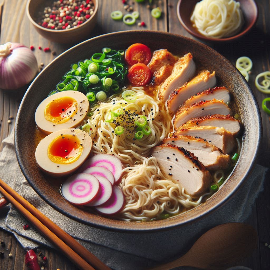 RAMEN DI POLLO: IL PIATTO CHE TI FA SENTIRE UN VERO CHEF