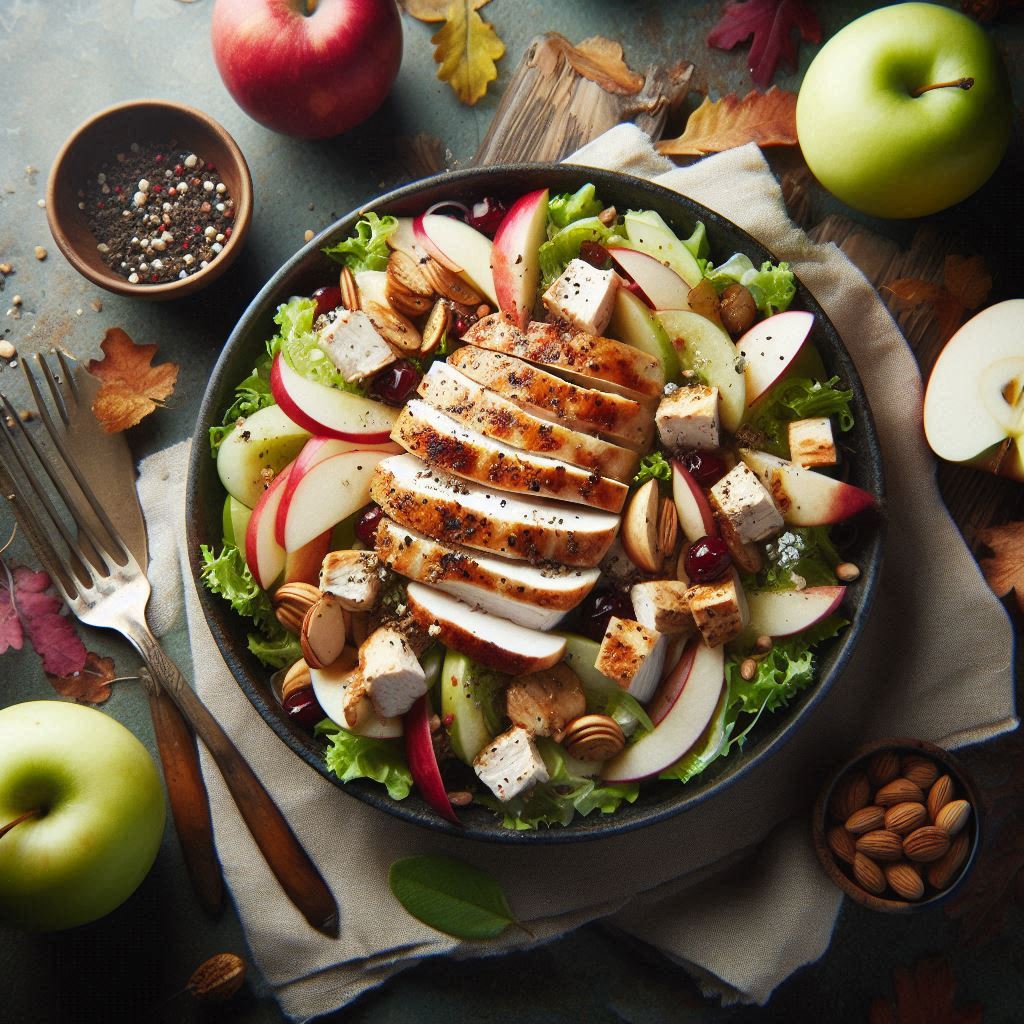 Insalata di pollo e mele: Una rivisitazione invernale