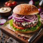 Burger di manzo con maionese di soia irresistibile